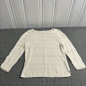 Old Navy Women's Ivory Textured Sweater